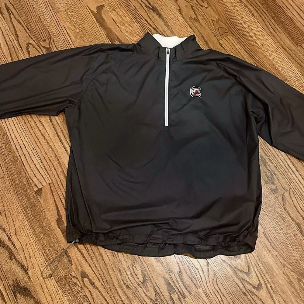 Peter Millar Black University of South Carolina Mrn’s Quarter-Zip Jacket
